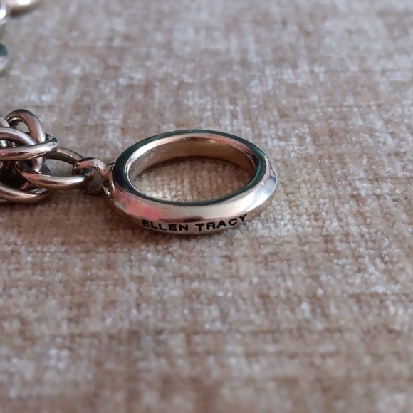 Ellen Tracy Gold Tone Chunky Bracelet - Picture 6 of 7